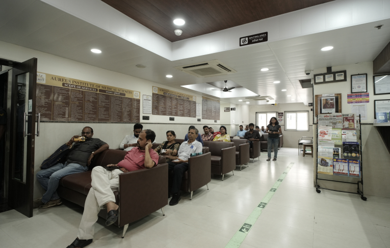 Hospital waiting area